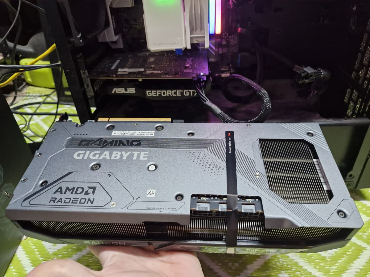 Graphics card upgrade in a gaming PC